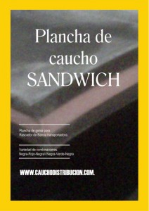 plancha caucho sandwich